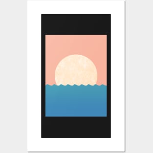 Sunset Pink Sky Posters and Art